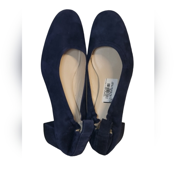 Everlane The Day Heel Women's Navy Suede Shoes SZ US 10 - Picture 8 of 15